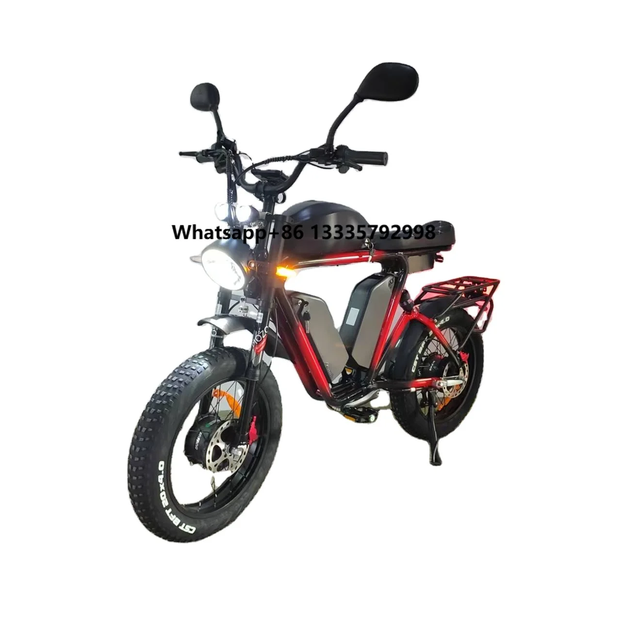 

2025 Yolin Powerful Electric Bike 2000W Dual Motor Bafang Brand 52V Triple Battery 70Ah Fat Tire Aluminum Alloy Frame Ebike