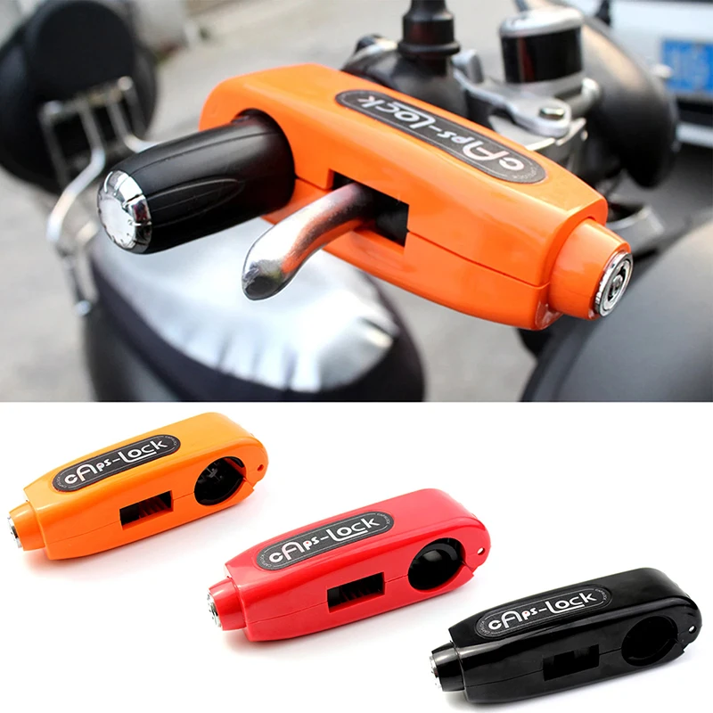 

Motorcycle Grip Lock CNC Security Safety Locks Handlebar Handset Brake Lever Disc Locking Fit Scooter ATV Anti-theft Motor Locks