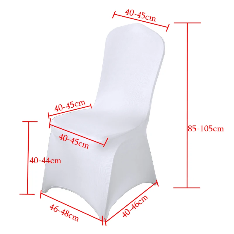 Spandex Chair Cover Stretch Dining Outdoor Chair Covers Protector Stretch Chair Cover for Party Banquet, Wedding Event, Hotel