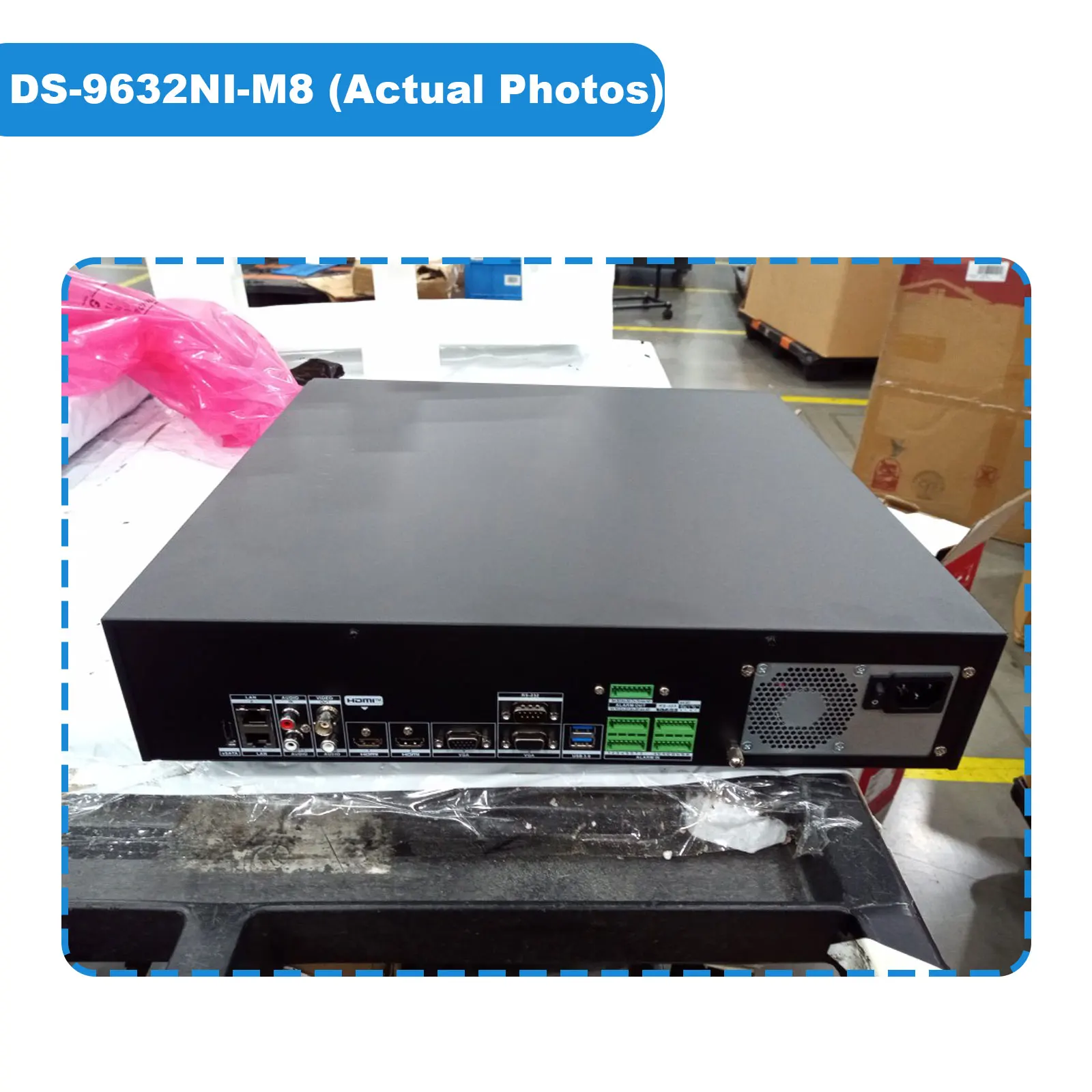 Hikvision Used Open Box DS-9632NI-M8 4K 8CH NVR POE NVR 8MP POE Two Way Audio Network Video Recorder Security Surveillance