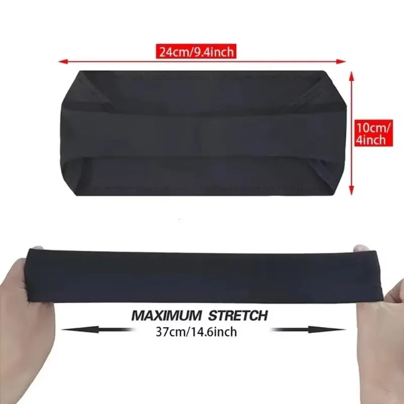 

Sports Headbands Solid Color Elastic Non Slip Quick Dry Workout Fitness Yoga Unisex Hairband Sweatband Bandana Hair Accessories