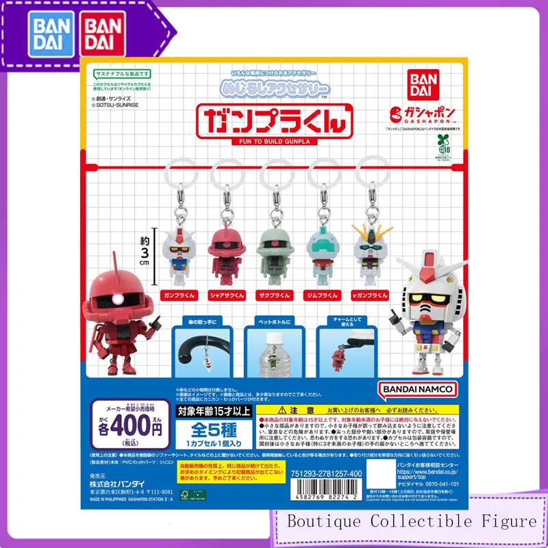 

Bandai 5PCS Gashapon GUNDAM ZAKU II Anime Toys For Kids Action Figure Gifts Collectible Model Desktop Modeling Ornaments