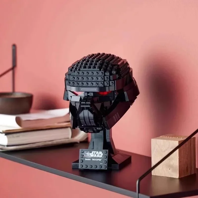 MOC Dark Trooper Helm 75343 Star Plan سفينة الفضاء معركة نموذج بنة العمارة التعليم التجمع لعبة مجسمة #2
