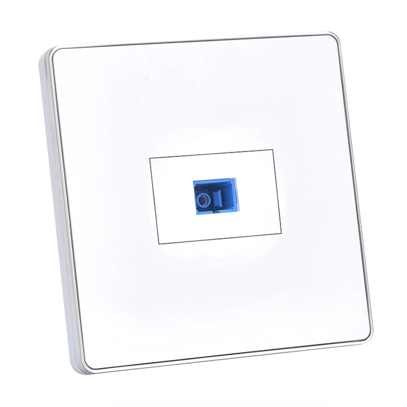 SC UPC Socket Wall Outlet Panel For SC/SC Optical Fiber Cable Port Connector Faceplate
