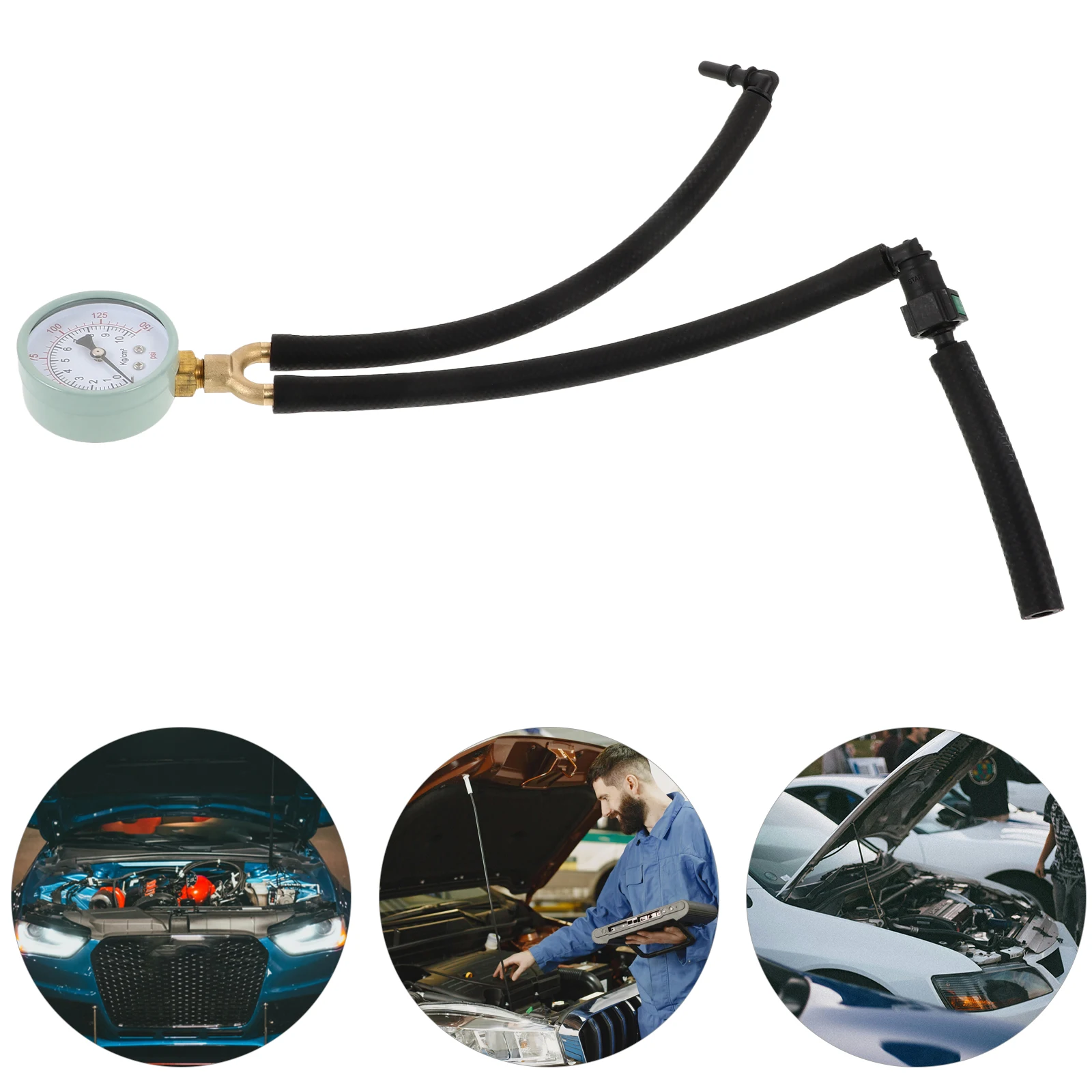 Fuel Pressure Gauge for Automotive Use High Precision Pressure Meter Easy Testing Tool for Car Fuel System