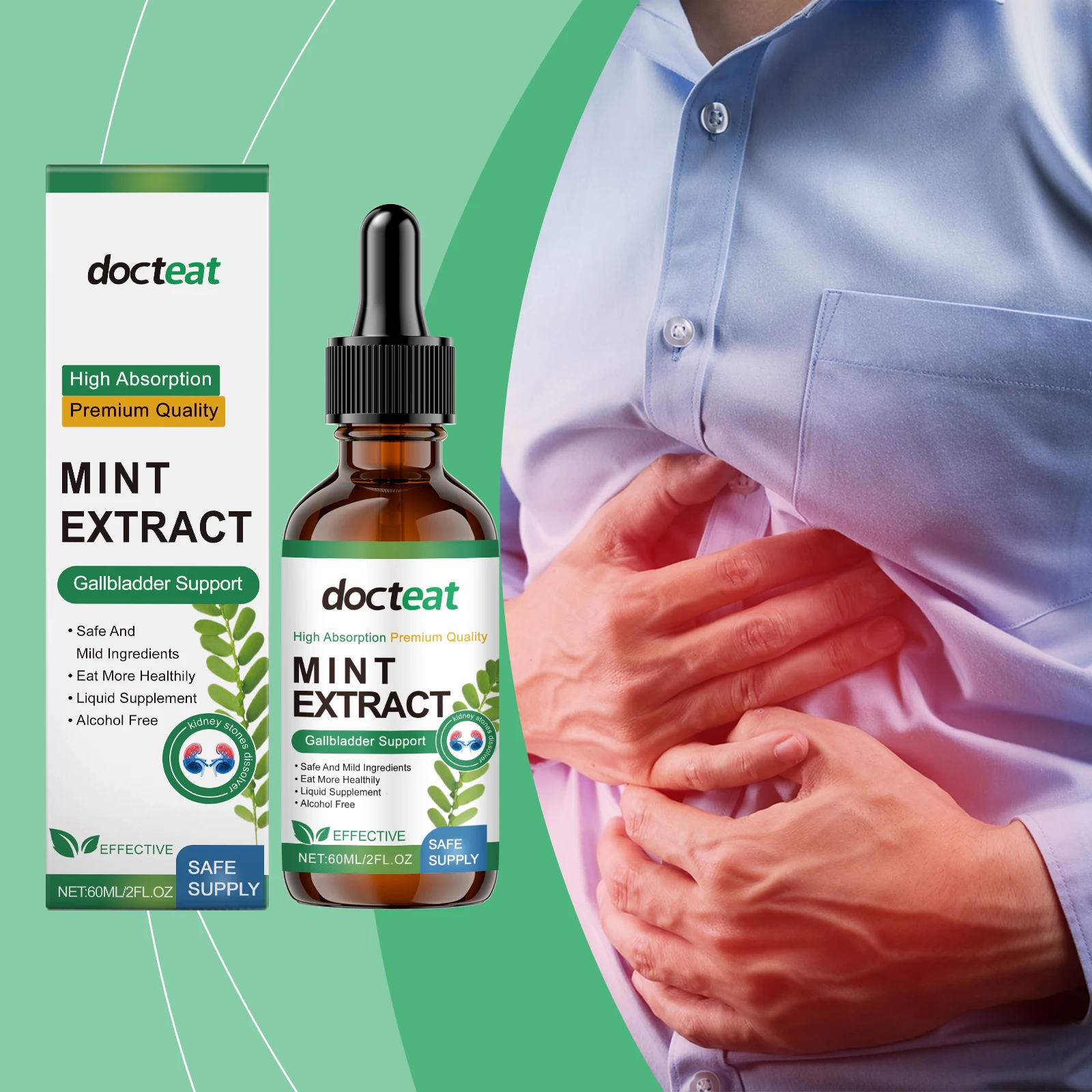 قطرات زيت عطبة الليمون لراحة الجسم اليومية ودعم العافية، مكمل عشبي لطيف، 30 مل