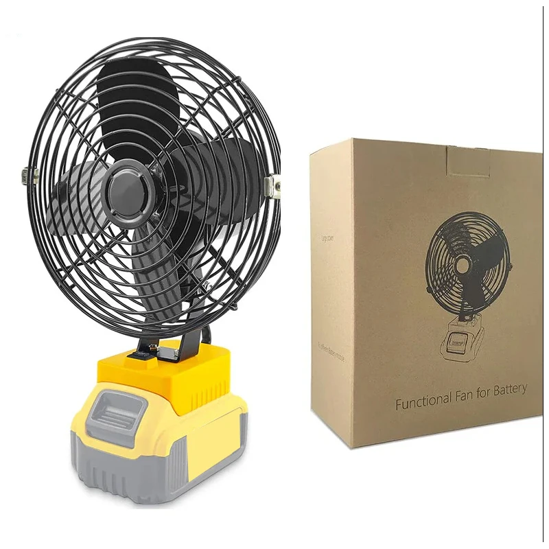 

For Dewalt 20V 18V MAX Li-Ion Battery Cordless Workshop Jobsite Fan Portable Strong wind Fan Cordless Bare Tool Cordless Fan