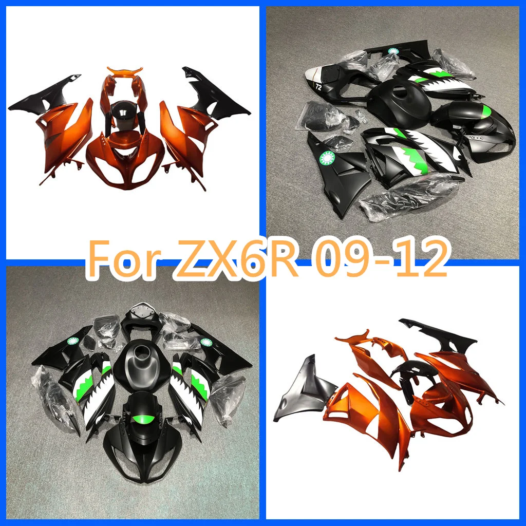 

Prime Motorcycle Fairings kit for Kawasaki Ninja ZX 6R 2009-2012 ZX6R 09-12 ABS Body Repair Aftermarket Parts Free Custom
