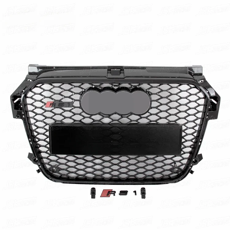 

RS1 STYLE PP FRONT GRILLE FOR 2011-2014 AUDI A1 S1