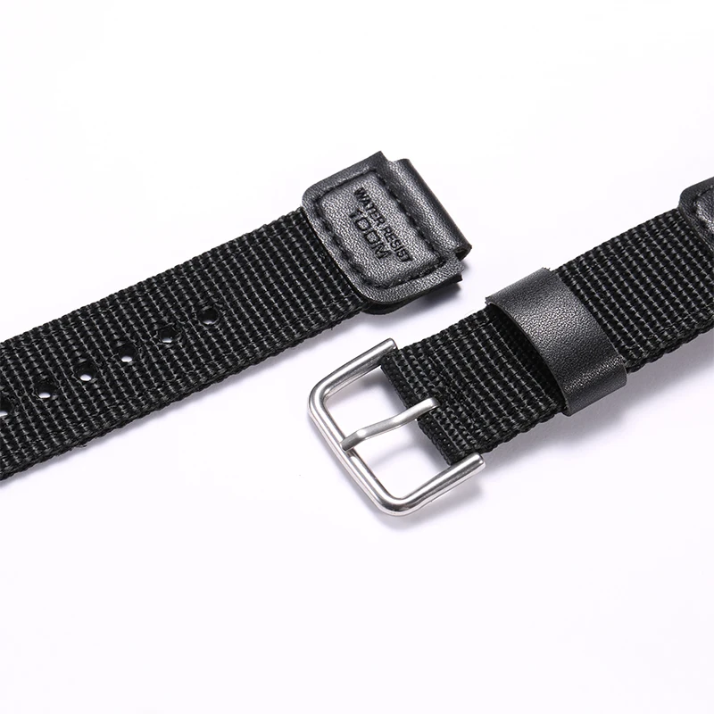 18mm Nylon Leather Strap for CASIO AE1000W AE1200 PRG-270 AQ-S810 W-735H AEQ-110W SGW300/400 MRW-200H Men\'s Watchband Accessorie