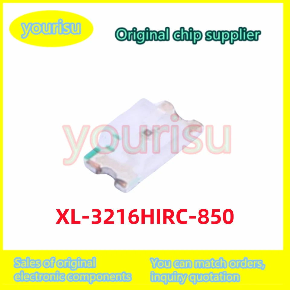 100Pcs/Lot infrared emitter light emitting diode XL-3216HIRC-850 3216HIRC-850 3216HIRC patch LED 1206 850nm~858nm