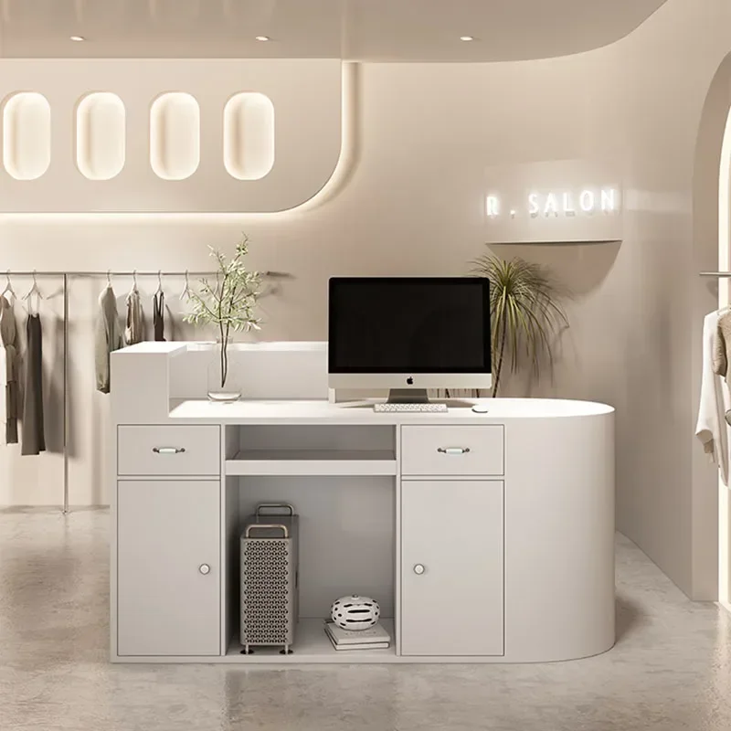 

Приемная стойка Компьютерные столы Столы Прихожая Стол Центр клиента Bellezza Кофе Дистилляционный кувшин V60 Магазин одежды Салон