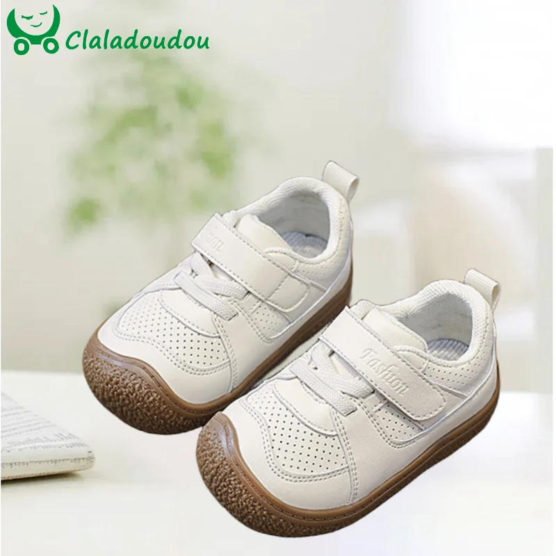 

2024 Spring New Style Casual Shoes With Microfiber Leather,Green Beige Soft Rubble Sneakers For Children Boys,Breathable Shoes
