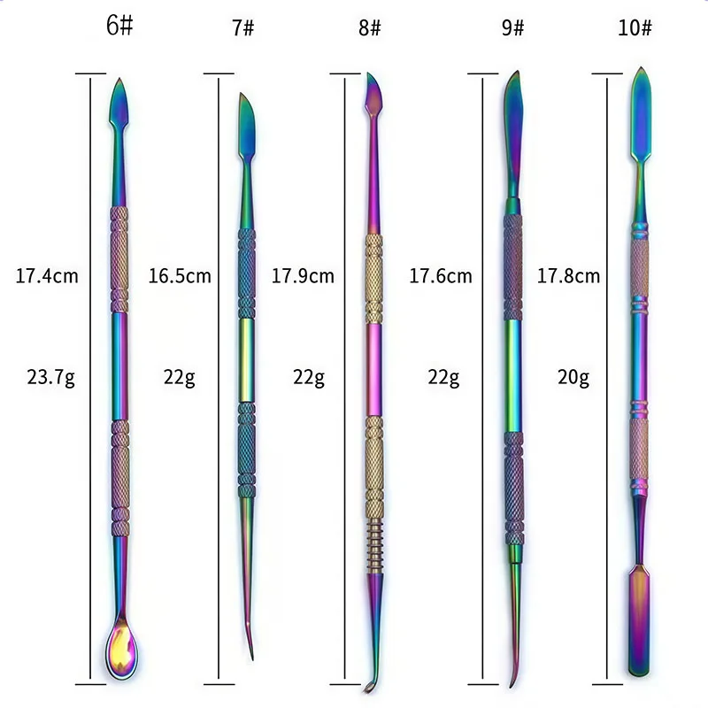 10Pcs Dental Wax Model Carving Tools, Dental Materials, Carving Kit, Dental Technician Wax Knives for Student Practice and Exams