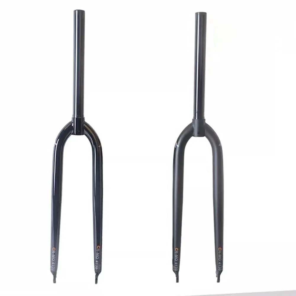 AliExpress NONE 26/27.5ER DARKROCK CM-3 Cr-Mo Steels Front Fork 28.6mm DISC Brake MTB Rigid Fork Mountain Bikes Parts Matt Glossy