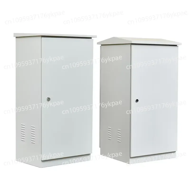 19-Inch Rack-mounted Outdoor Telecommunications Cabinet, Rain-proof Metal Cabinet IP65/IP55 Outdoor Electronic Cabinet 9U 12U