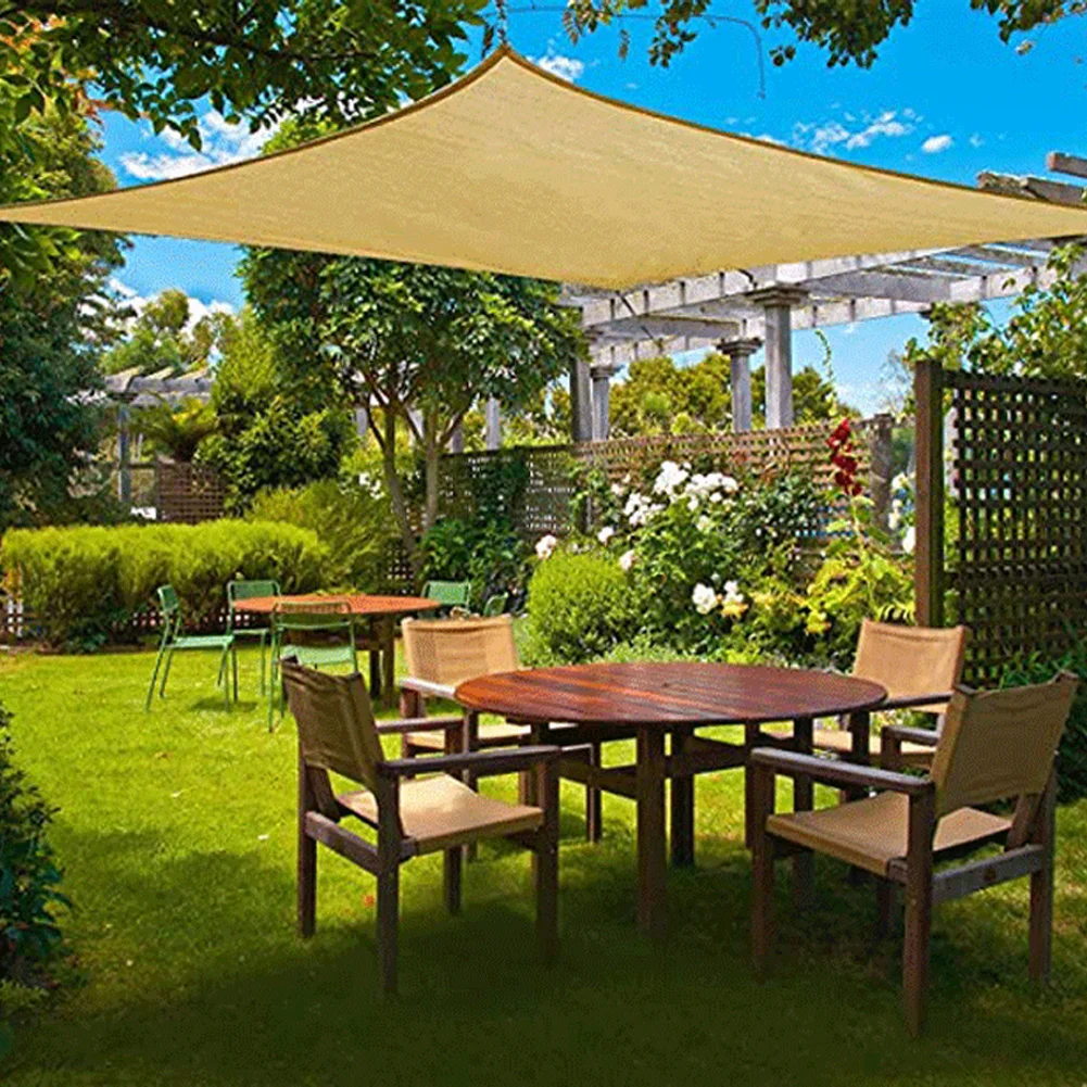 

Waterproof Sun Shade Sail Canopy Rectangle UV Block Sun Shelter For Outdoor Garden Patio Backyard Awning Privacy Screen 3.6m