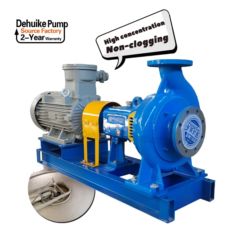 

3 hp 5 hp Open Impeller Centrifugal Water Pump High Quality Paper Larger Capacity Pulp Pump