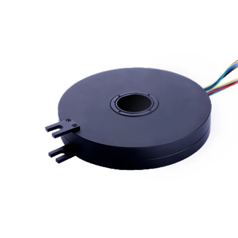 Integral Pancake Slip Rings high protection grade Maintenance-free, low torque smooth and reliable operation