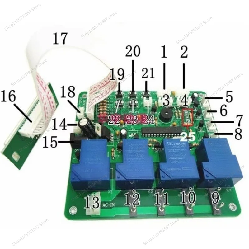 For   JY-21 4 Digits 4 Channel Timer