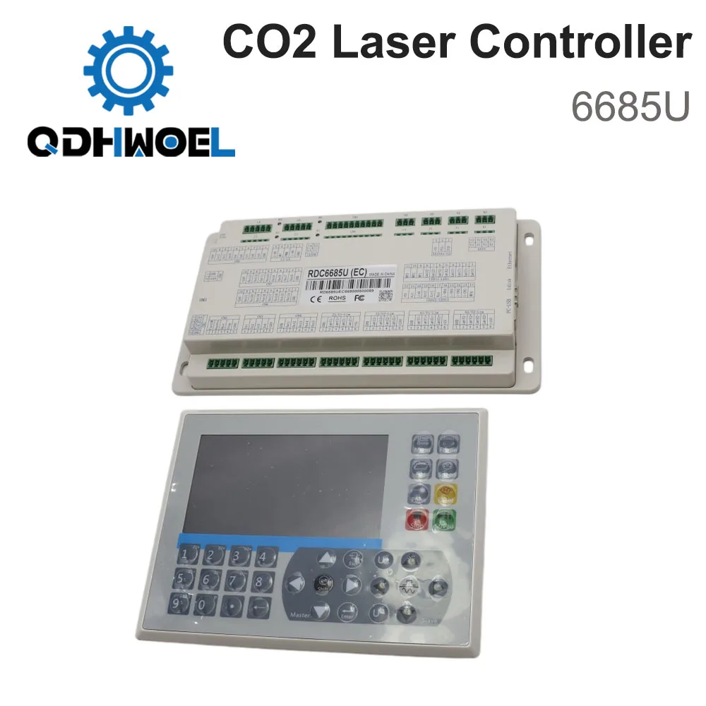 CO2 Laser Controller System Ruida RDC6685U for Engraving Cutting Machine Replacement 6442U 6445U