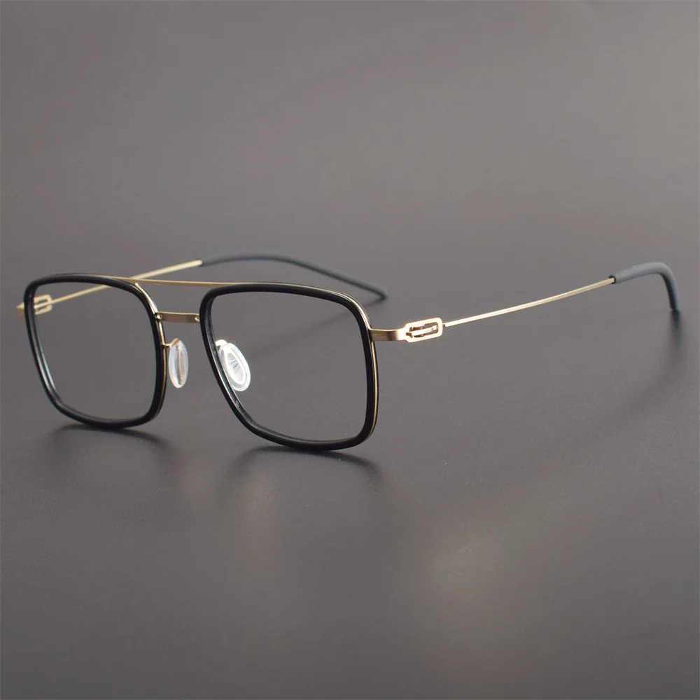 Men's Myopia Glasses, Anti Fog and Anti Blue Light Glasses, Women's Computer Anti Radiation Black Frame Glasses