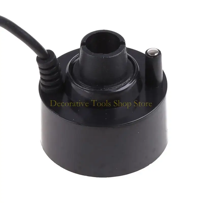 QX2E Mist Maker Ultrasonon Water Founger Fogger sin luces Humidificador aire para decoraciones peces rocas