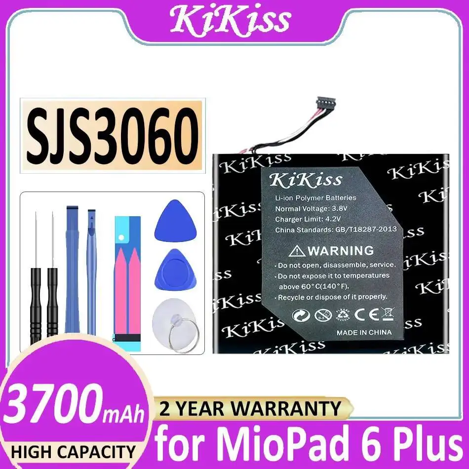 Reliable Replacement Lightweight For Miopad 6 Plus Tablet Battery 3700Mah SJS3060