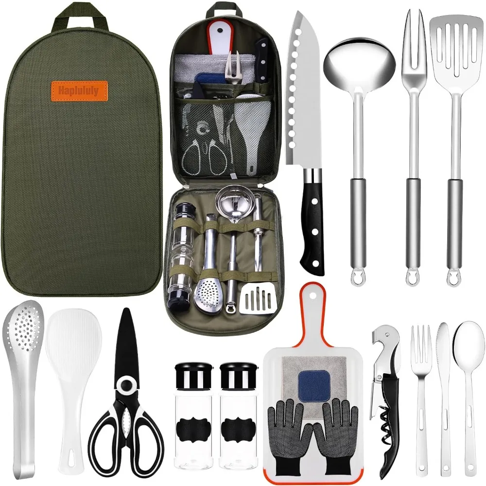 

Camping Essentials Camping Accessories Gear Must Haves Camper Tent Camping Kitchen Rv Cooking Set