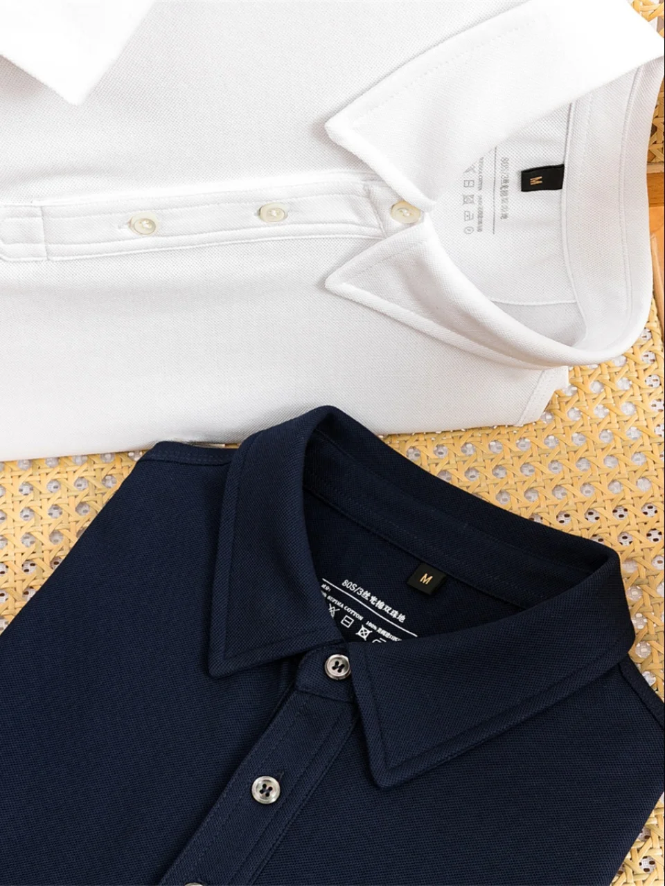 

Классическая футболка BC 80S3 из хлопка с шелковистым блеском, с отложным воротником, летняя, модная, городская, деловая, повседневная