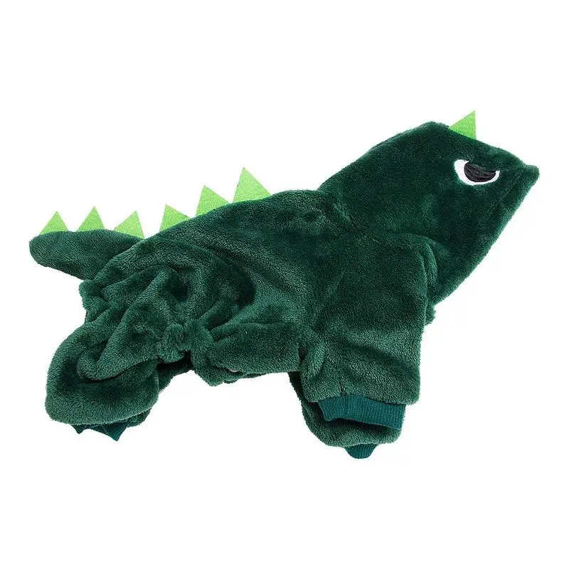 Dinosaur Cat And Dog Hoodies Pet Clothes Funny Costume for Christmas Soft and Warm Pet Clothes Funny Costume for Dog Cat