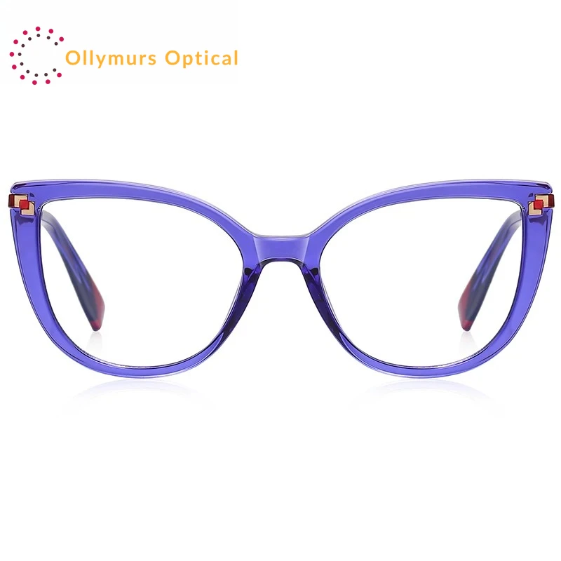 OLLYMURS موضة جديدة فراشة إطار كبير مكافحة نظارات الضوء الأزرق تخصيص وصفة طبية فوتوكروميك التقدمي متعدد البؤر #3