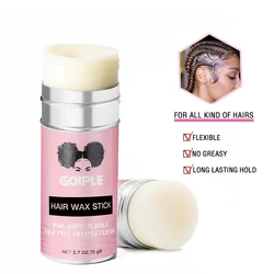 GOIPLE 2.7oz Flyaway Control Styling Wax Smooth Fly Away Broken Back Hair Finishing Slick Non Greasy Wax Stick For Women and Wig