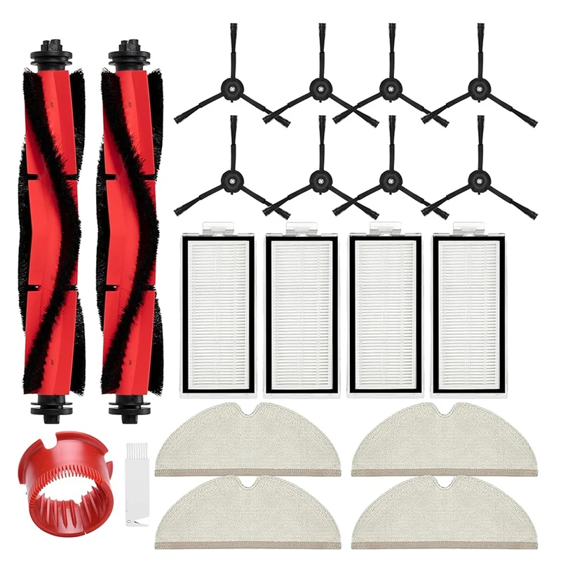 Replacement Accessories Kit Compatible For Roborock Q7 Q7+ Q7 Max Q7 Max+Robot Vacuum Cleaner Roller Brush Hepa Filters