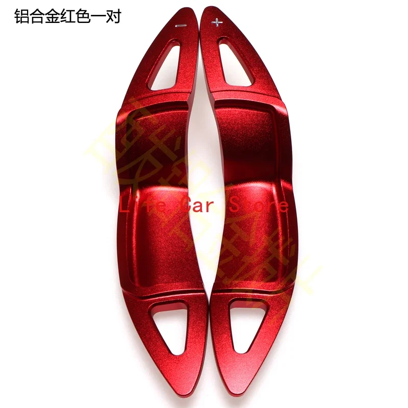 

For Mini R55 R56 R57 R58 R59 R60 R61 Steering Wheel DSG Paddle Shifters Extension Red Car Accessories