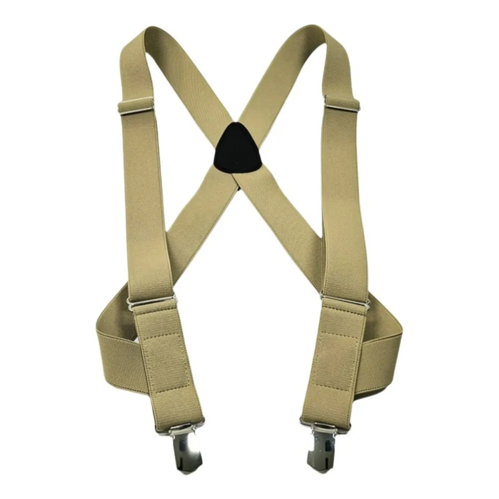 レトロ-35x120cm-メンズサスペンダー-クリップ調節可能-2-クリップ-x-型サスペンダー高弾性滑り止めタイサスペンダー女性