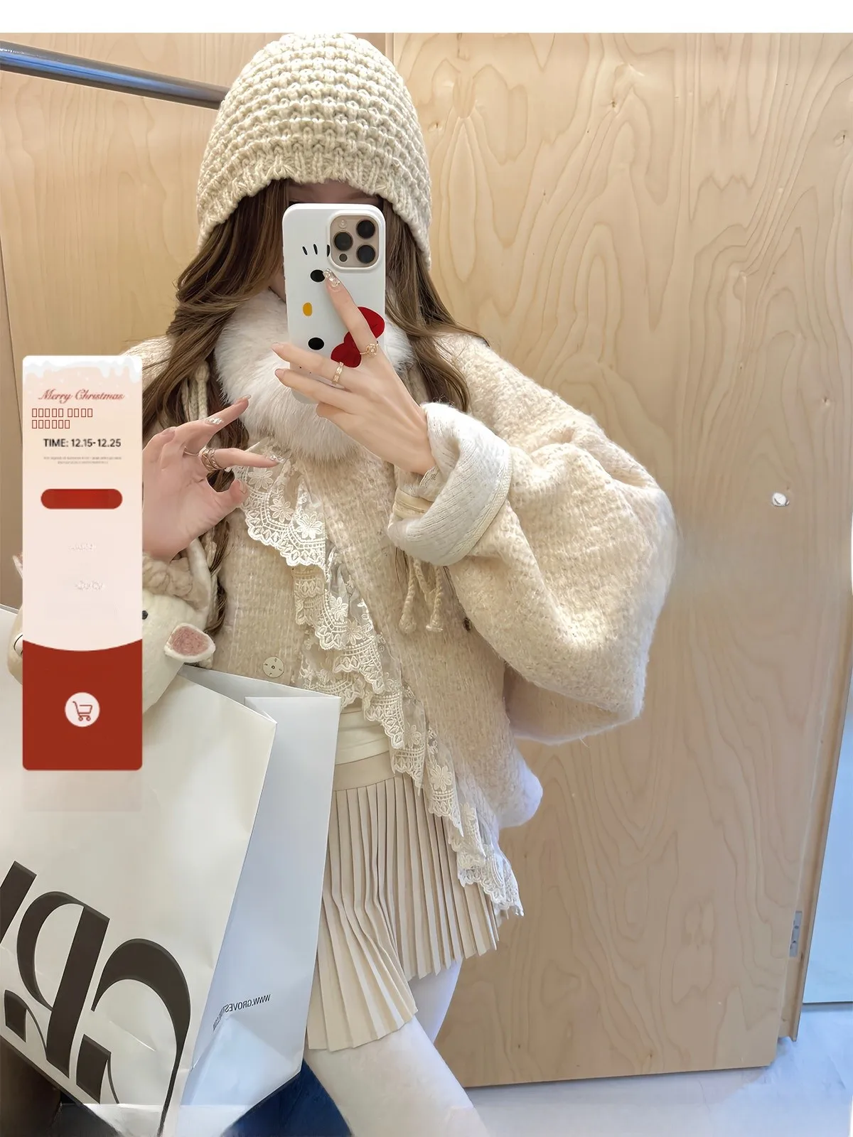 

Осенне-зимнее женское шерстяное пальто цвета хаки Camere с запахом, продвинутый корейский длинный свек, свободный крой, модный трендовый комплект