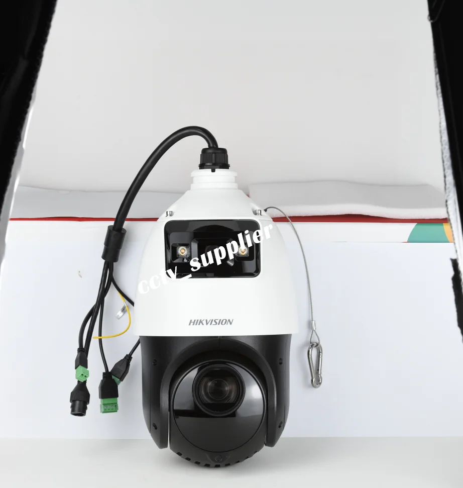 Hikvision TandemVu AcuSense PTZ DarkFighter+ColorVu Network Speed Dome 4MP( 2.8mm )+4MP(25x PTZ 4.8--120mm) IR100 PoE+