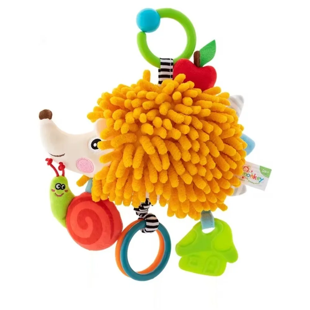 Cute Baby Crib Bell Removable Early Education Infant Soft Teether Rattles Hand Grip Stuffed Animal Bebe Babies Toddlers