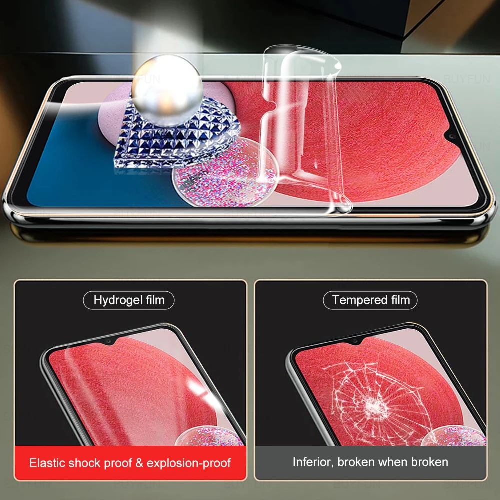 3in1เลนส์กล้องสำหรับ Samsung Galaxy A13 4G 5G Samsung A53 A73 A33 A23 A03s A03 Core หน้าจอ Hydrogel ฟิล์ม Protector