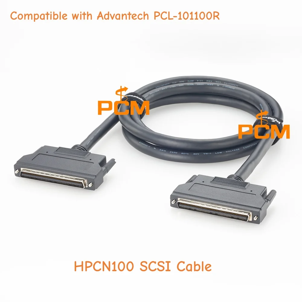 HPCN 100Pin SCSI Cable High Density SCSI Connector Cable Compatible with Advantech PCL-101100R for Industrial Automation Test