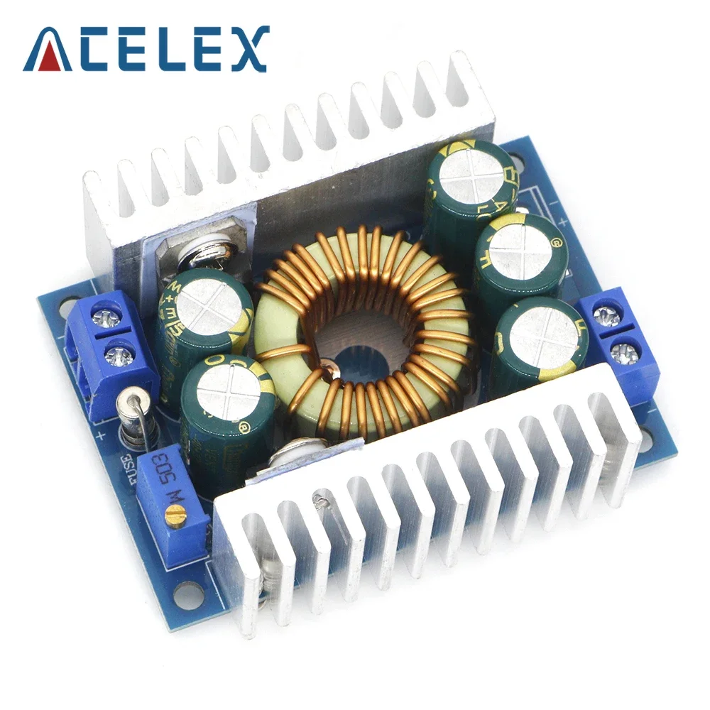 DC-DC High Power Low Ripple 12A Adjustable Step-down Module 95% Efficient Car Power Module