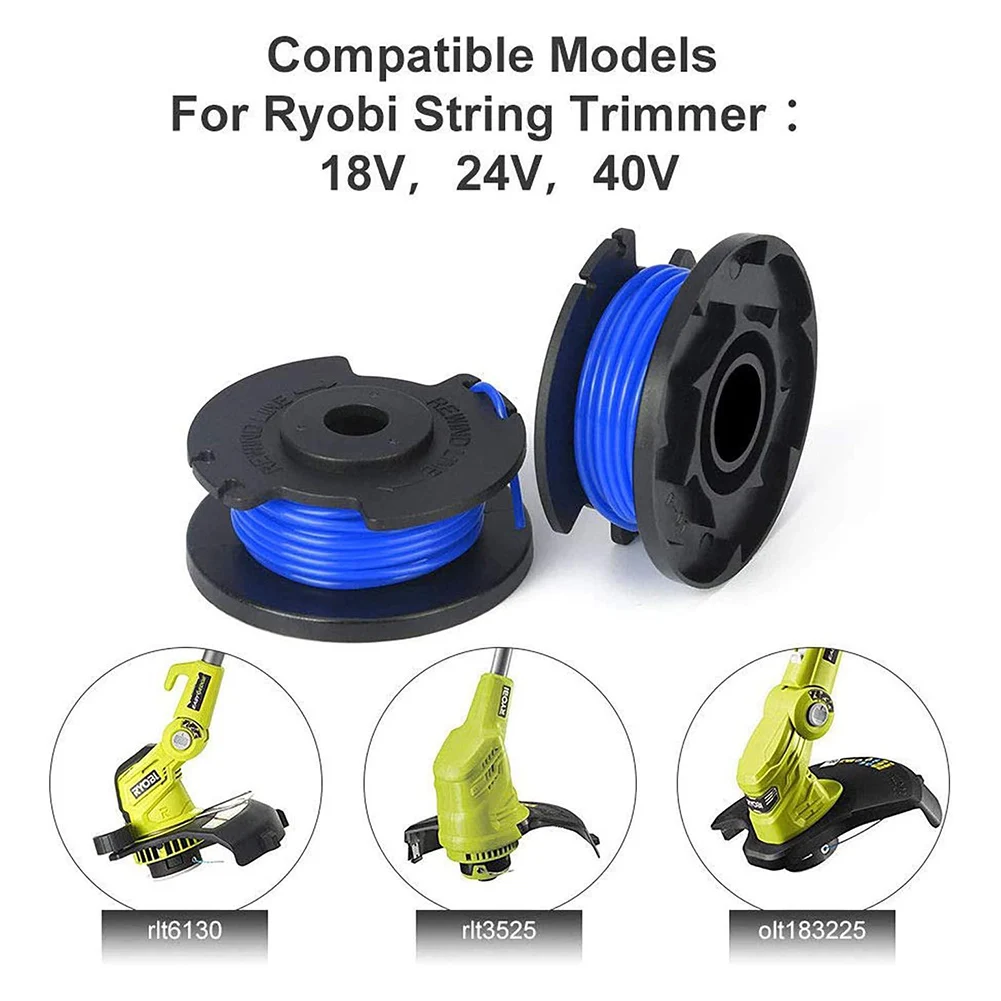 Imagem -05 - Linha Fixa e Lâminas de Cabeça Spool Linha Spool Cap Kits String Trimmer Parts em 18v 24v 40v