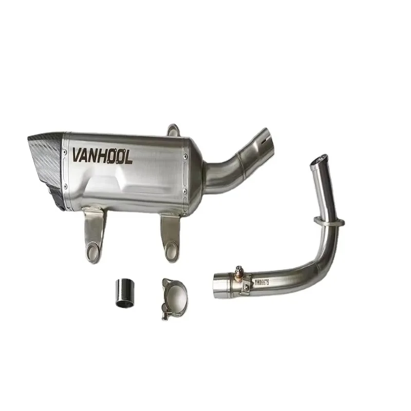 

FBVV Factory Direct Selling Motorcycle Parts After Market Titanium Stainless Steel Motorcycle Exhaust Muffler Pipe for C400X