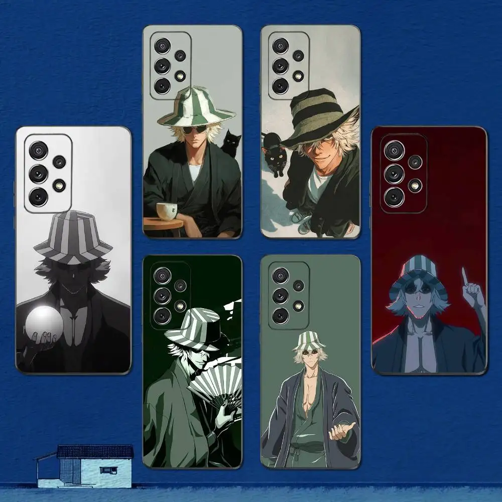 

Anime K-Kisuke U-Urahara Phone Case For Samsung S22,S21,S20,S10,S9,S25,S24,S23,Ultra,FE,Plus,Lite,Soft Silicone Black Cover
