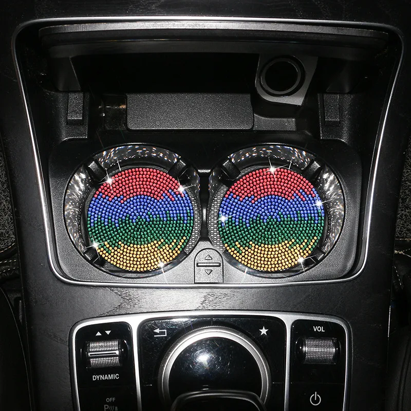 

2 шт., Противоскользящий коврик для подстаканника, из силикагеля