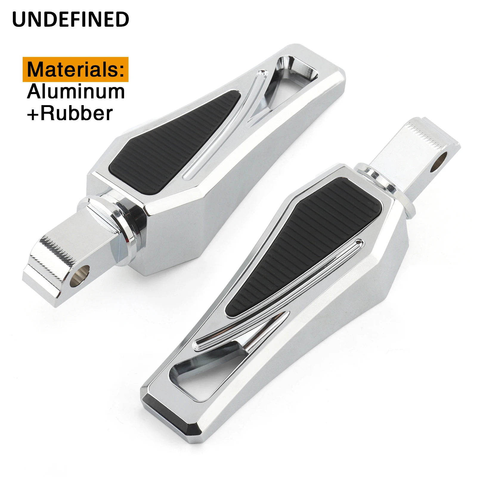 Motorcycle Black Front Foot Pegs Floorboards Pedal Footrest Fit For Indian Chief Vintage For Victory Hammer Vegas