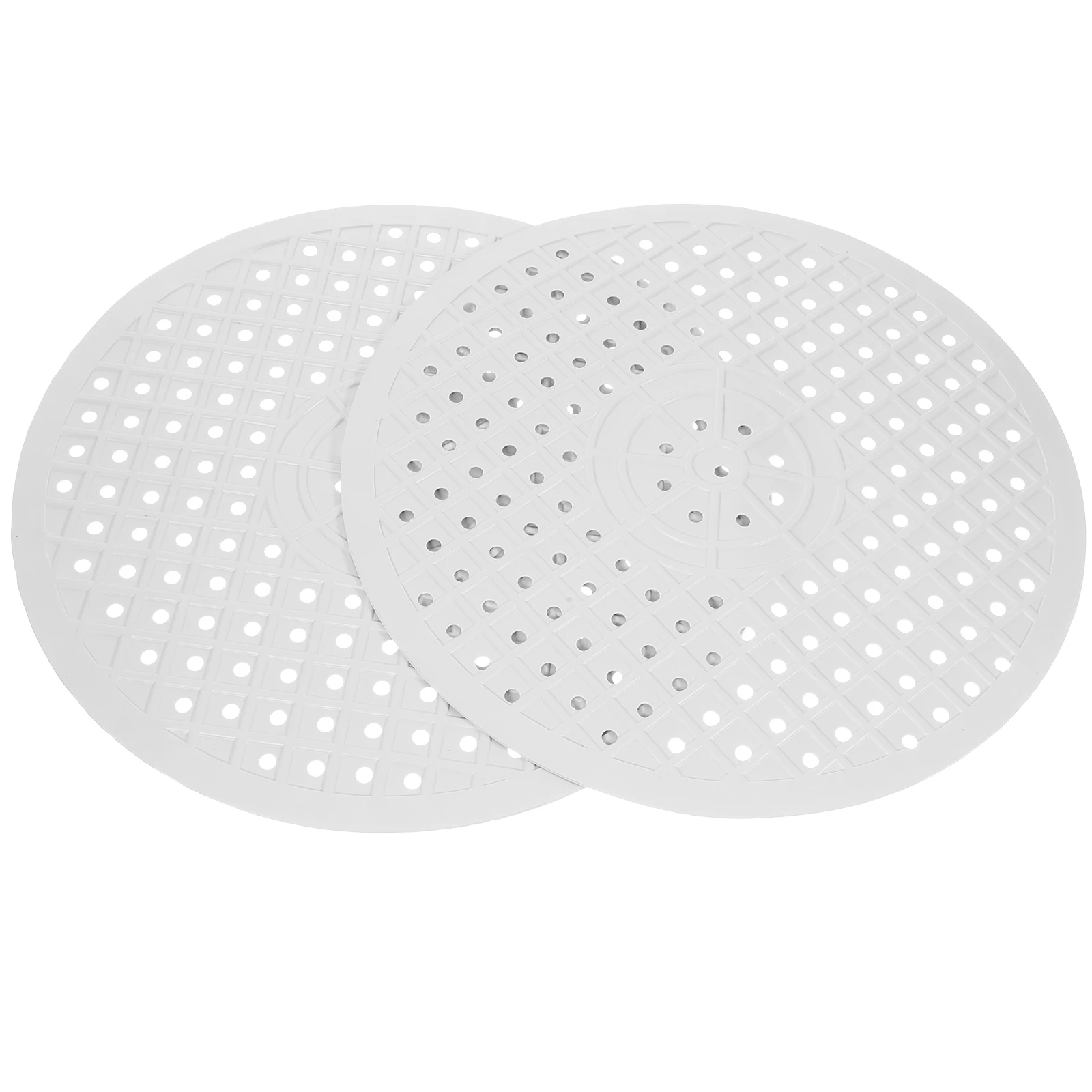 

2 Pcs Kitchen Sink Mat Set Honeycomb Draining Dish Drying Rack White Foldable Storage Easy Cleaning Rubber Durability Long Life
