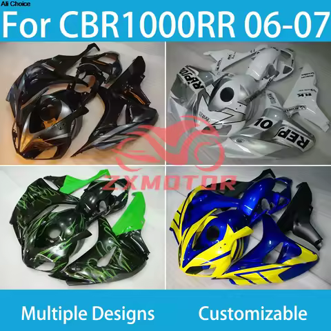 Fit CBR 1000RR 2006 2007 High Quality ZXMT Plastic Fairings for HONDA CBR1000RR 06 07 Motorcycle Fairing Kit Body Parts