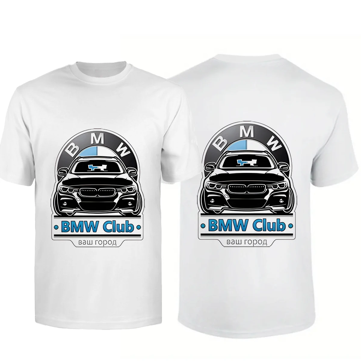 

2025 Spring and Summer BMW Short Sleeved T-shirt Casual and Fashionable Men's BMW 3D Printed Handsome Short Sleeved Top